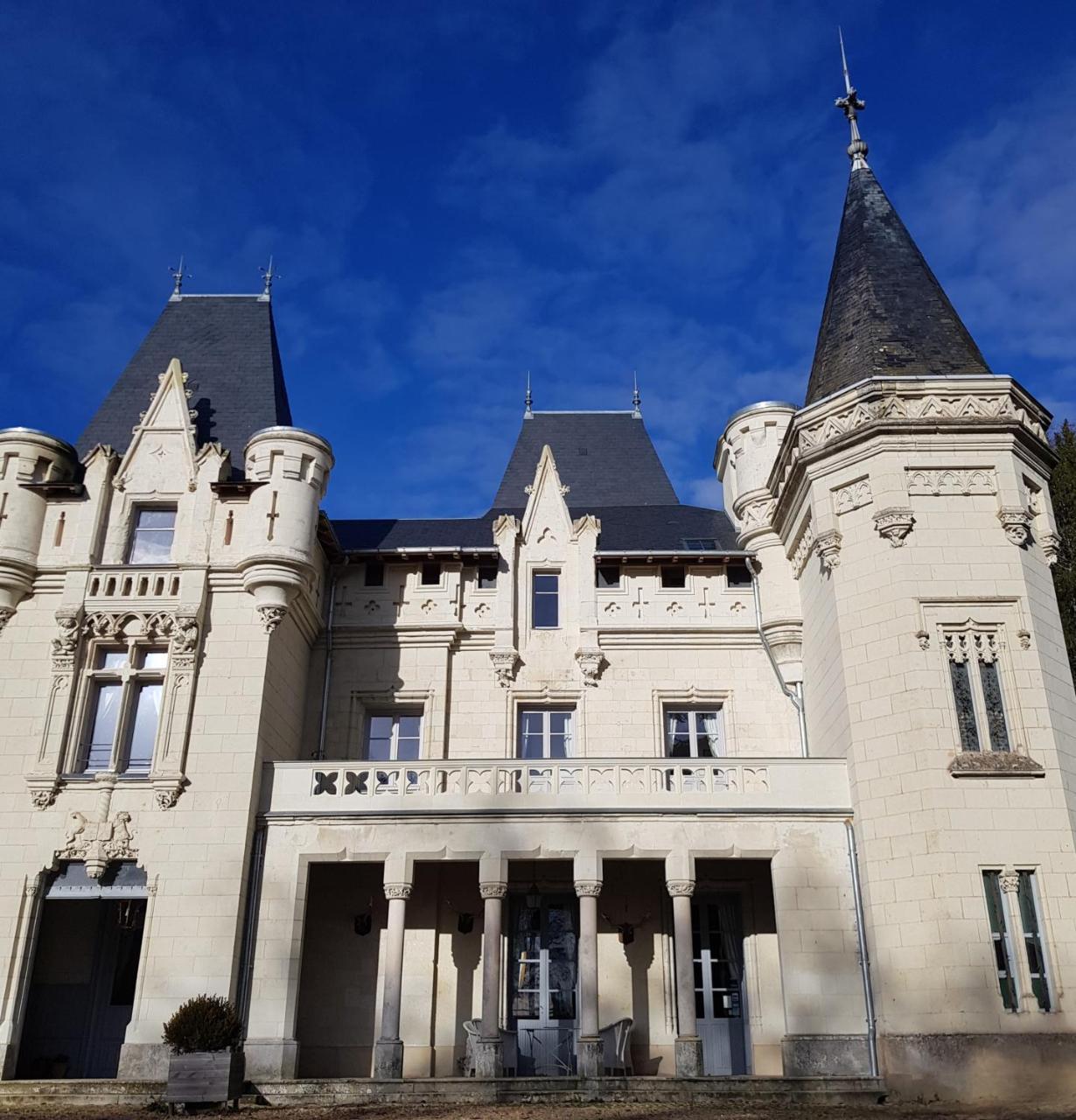 Chateau De Salvert - 4 Gites - 32 Personnes Neuillé エクステリア 写真